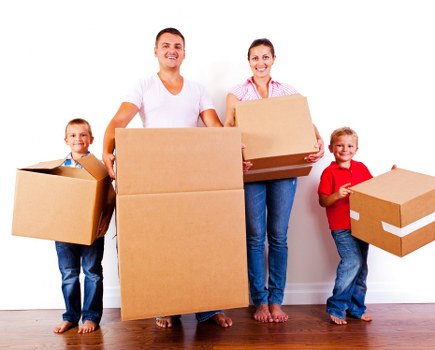 Moving van ready for home removals in Wandsworth