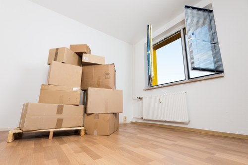 Professional movers loading a van for a local relocation in Wandsworth