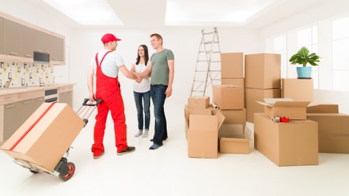 Local removal company planning an efficient relocation