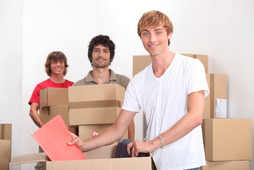 Packing boxes for a Wandsworth home relocation