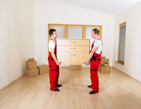 Commercial movers handling office equipment in Wandsworth